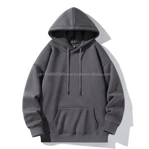 Sweat à capuche décontracté pour homme 100% coton avec logo personnalisé Design ample Épaule professionnelle fabriquée par des hommes Sweat à capuche au meilleur prix - Product Image 6