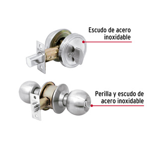 3 serrature Combo, chiave a farfalla, cromato, HERMEX BASIC - Product Image 5