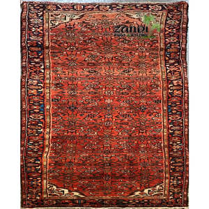 Tapis persan Hamedan unique en son genre, 10'3 x 3'7 - Product Image 1