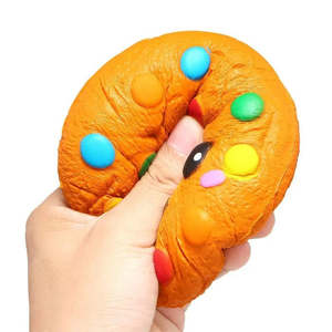 Anti-Stress Squishy Cookie Toy for Boys Girls Slow Rising Sensory PU Rubber Toy for Anxiety Relief for 5 7 Years <b>Parties</b> <b>Boxed</b> - Product Image 2