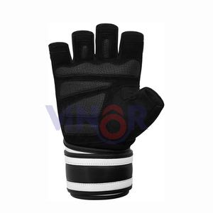 New Design <b>Fingerless</b> Weight Lifting <b>Gloves</b> with Wrist Top Quality Ventilated Workout Fitness Weight Lifting Gym <b>Gloves</b> - Product Image 5