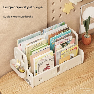 Rak Buku Anak Organizer Penyimpanan Mainan HDPE Rak Buku Multi Layer Rak Penyimpanan Anak Rak Penyimpanan Mainan - Product Image 1