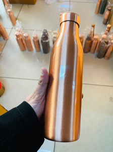 Botella de Agua de Cobre 100% Puro de la Mejor Calidad, a Prueba de Fugas, con Acabado Martillado Antiguo, Ecológica, para Uso en Oficina y Hogar - Product Image 3