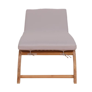 Luxury Sun lounger Solid Wood Outdoor Lounger Frame Teakwood for Outdoor Living for Poolside Patio - Product Image 6