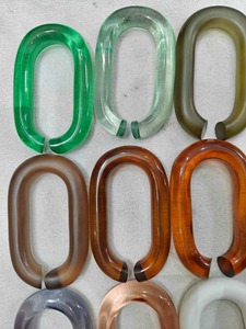 Eslabones de Cadena de Resina para Decoración del Hogar Personalizados con Alta Transparencia y Múltiples Opciones de Color - Product Image 2