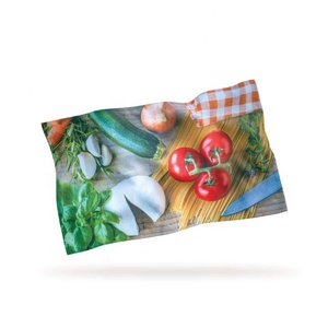 Trapo para lavar platos blanco con estampado de perro multiusos antiarañazos 100% algodón tejido fácil de enjuagar Toalla de limpieza de cocina reutilizable - Product Image 5