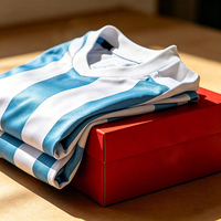 Camisetas de Fútbol Personalizadas de Alta Calidad para Hombre, Camiseta de Fútbol de la Selección Nacional, Tejido de Malla Transpirable con Transferencia Térmica, 100% Poliéster