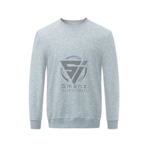 Sweat-shirts unisexes en molleton polyester vierge pour homme, coupe oversize, col ras du cou, personnalisables avec logo imprimé ou brodé, style designer - Product Image 1