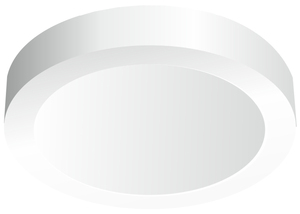 Faretto LED da incasso a soffitto, rotondo, bianco, 24W, 3000K, 300x410mm. (Ledesma 10863) - Product Image 1
