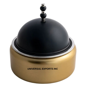 Stainless Steel Hotpot Round Shape Dinnerware Casserole Classic Stylish New Metal Food Warmer - Product Image 3