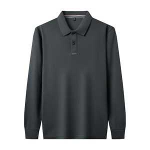 Taille U 220 GSM 80% Coton 20% Polyester Polo brodé Premium Personnalisé Activewear Polo à manches longues pour hommes - Product Image 2