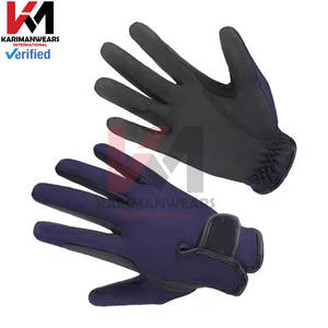 Guantes de invierno para montar a caballo para hombre, guantes de conducción de cuero impermeables a prueba de viento gruesos, funcionalidad de pantalla táctil de alta calidad - Product Image 3