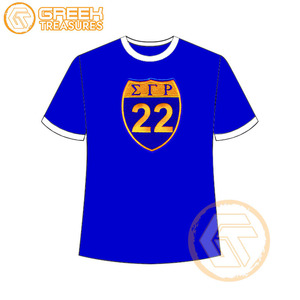 Vente en gros de t-shirt Sigma Gamma Rho pour femmes vêtements de sororité jersey de coton t-shirt respirant de haute qualité vêtements grecs pour femmes - Product Image 5