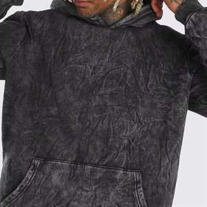 Custom Vintage Distress Paint Hoodie Acid Wash Heavyweight Sun Faded Hoodie Hombres Algodón French Terry Sudaderas con capucha de gran tamaño para hombres - Product Image 6