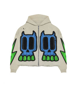 เสื้อฮู้ดพิมพ์ลายกราฟิกทรงแบ็กกี้สกรีนไซส์พิเศษเสื้อผ้าตามสั่ง - Product Image 3