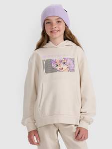 ชุดวอร์มแบบสวมหัวมีฮู้ดของเด็กผู้หญิงชุดวอร์มแบบสวมหัวแบบลำลองระบายอากาศได้ดีคุณภาพระดับพรีเมียม - Product Image 3