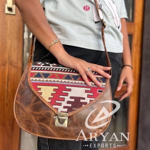 กระเป๋าถือหนัง Jacquard แท้คอลเลกชันสไตล์กระเป๋าสะพายร้อนขายผู้หญิงออกแบบใหม่หลายใช้กระเป๋าสะพาย - Product Image 1