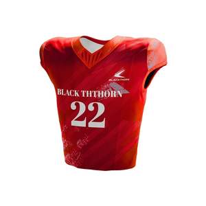 เสื้อเจอร์ซีย์ฟุตบอลเสื้อทีมอเมริกันออกแบบหมายเลขชื่อทีมมีหมายเลขทีมและชื่อชุดอเมริกันฟุตบอล - Product Image 2