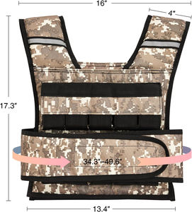 Haute qualité hommes tactique lesté gilet musculation pull-ups poids transporteur gilets Gym Fitness musculation gilet lesté - Product Image 5