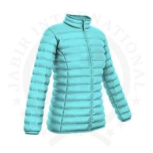 Veste d'hiver unisexe imperméable à l'eau coupe ample et épaisse avec impression de logo personnalisé grande taille pour hommes femmes fermeture à glissière - Product Image 3