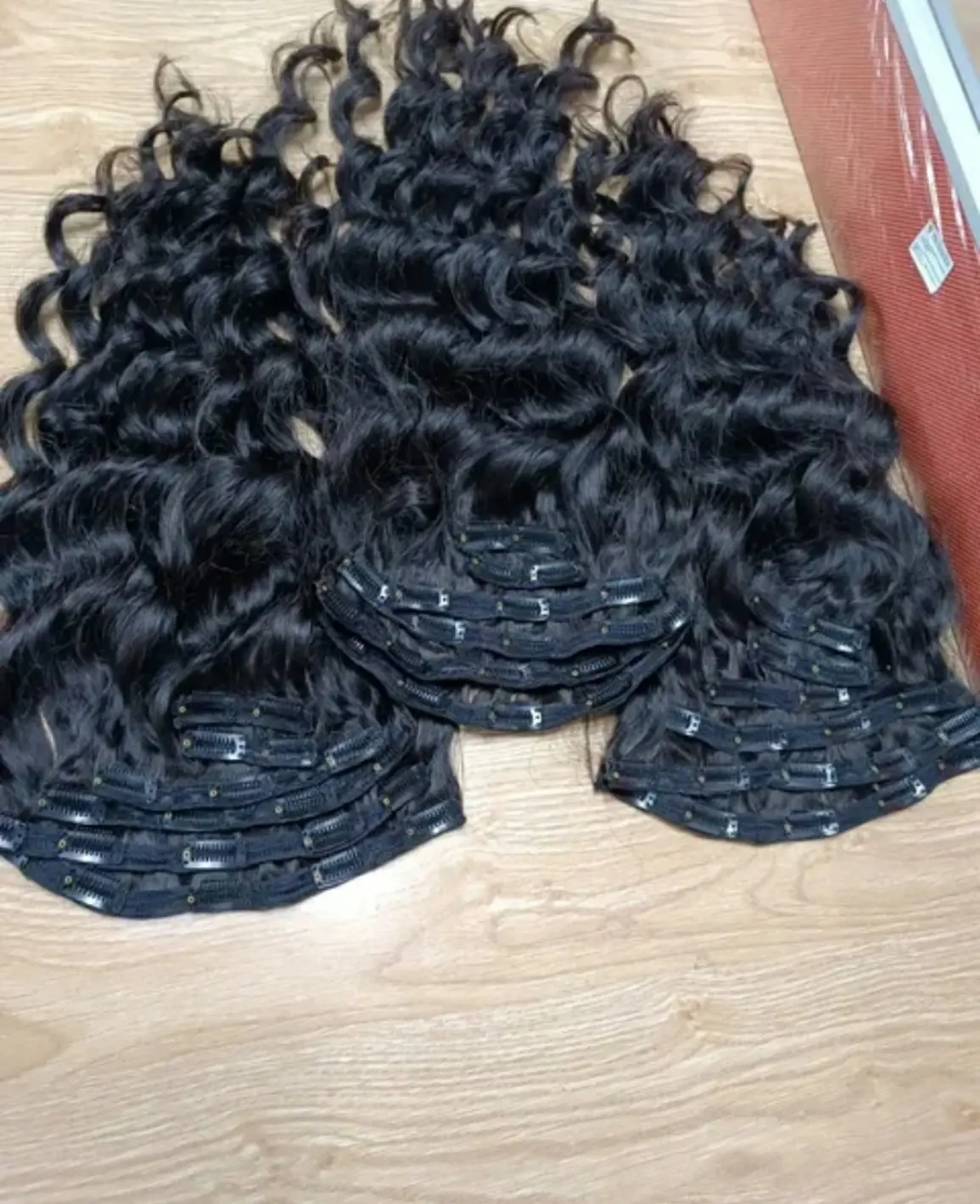 Clip Remy en extensiones de cabello humano 100% Clips de piezas de cabello natural de más de 14 a 22