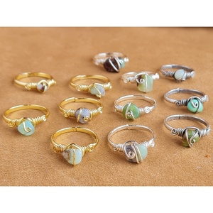 "Gold & Silver Fashion <b>Rings</b> with Unique Stone Accents for Resale Appeal" - Product Image 1