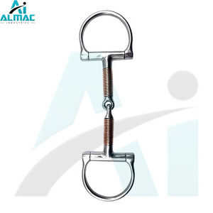 Almac ข้อต่อเดี่ยวรูปทรงม้า D บิตเน้นการฝึกม้าต่ำนำมาใช้ใหม่ได้มีความมั่นคงด้านข้างสำหรับการขี่ม้า CE ISO - Product Image 4