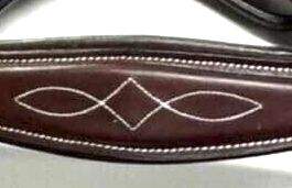 แผ่นหนังนิ่มสำหรับขี่ม้าคุณภาพพรีเมี่ยมพร้อมตะเข็บแฟนซีทนทาน - Product Image 3