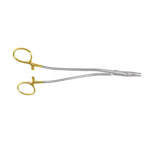 Porte-aiguilles médical 8 pouces, forceps chirurgical allemand en acier courbé, pinces pour chirurgie générale, certifié CE, usage hospitalier - Product Image 4