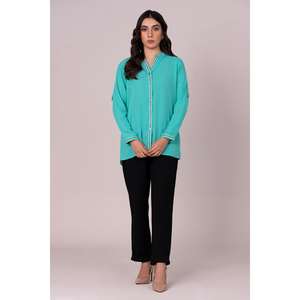 Chemise en mousseline de soie teinte pour femme, collection Studio B, style WG-WS-22-W4 - Product Image 2