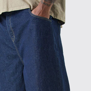 Vêtement décontracté en coton avec ajustement ample et respirant, prix abordable, denim / conception de logo personnalisé avec poches - Product Image 4