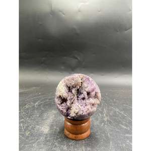 Esfera de Cristal de Ágata de Uva Natural Pulida, Hueca, de 6-8 cm, Bola de Geoda, Interior Elegante para Decoración del Hogar - Product Image 5