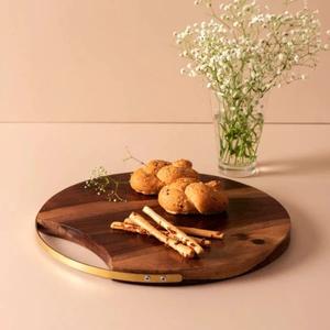 Blocs à découper en bois décor à la maison accessoires de cuisine planches à découper rondes avec poignée plusieurs formes prix d'usine direct - Product Image 6