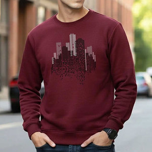 Sudadera Personalizada al por Mayor para Hombre, Manga Larga, Cuello Redondo, Sudadera de Alta Calidad para Hombre - Product Image 3