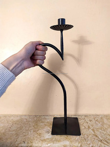 Set 2 Wrought Iron <b>Black</b> Heart Shaped <b>Candlestick</b> Metal Decorative <b>Holder</b> for Home Christmas Gift Other Candle <b>Holders</b> Candle - Product Image 4