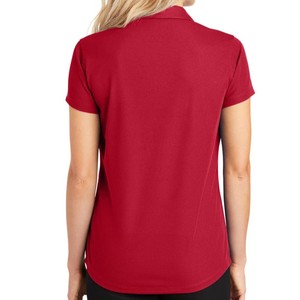 Camiseta Polo de Manga Corta Roja para Mujer, Marca Harry Johnson Production, Color Sólido, Tejido de Punto, Estilo Casual, 100% Poliéster, Largo Regular - Product Image 2
