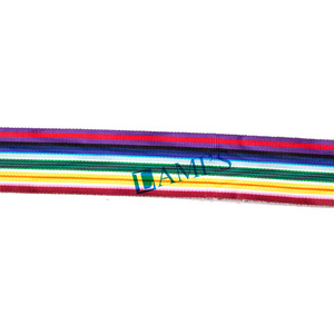 Tipo de hilo personalizado Medalla ceremonial Cintas Moire Cortinas Mark Pink Medallas Medalla con diseño único - Product Image 5