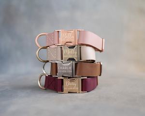 Collar de perro con correas grabadas personalizadas, diseño tribal de 1 "para niños y niñas - Product Image 2