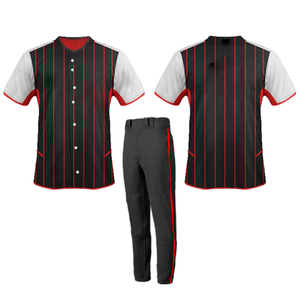เครื่องแบบกีฬาเบสบอลชุดเบสบอลออกแบบได้ตามต้องการจากโรงงาน - Product Image 3