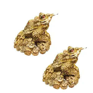 Money Toad copper Statue Business gift metallic crafts Competitive Price fast delivery Office home decoration made in Vietnam