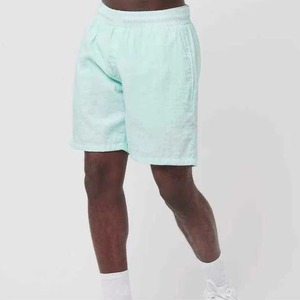 Pantalones Cortos Deportivos Transpirables de Alta Calidad para Hombre, Cintura Media con Cordón, Color Sólido, Pantalones Cortos de Color Sólido para Hombre - Product Image 3