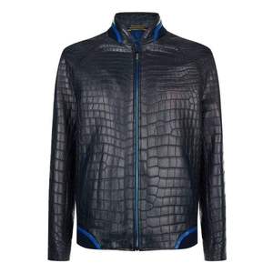 Veste en cuir d'agneau respirante, à séchage rapide, épaisse, pour l'hiver, en cuir d'agneau rouge - Product Image 5