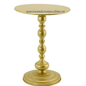 Best Selling <b>Vintage</b> Luxury Style Metal Round <b>Side</b> <b>Table</b> Use for Home & Office at Customized Shape & Size From Rana Overseas Inc - Product Image 3