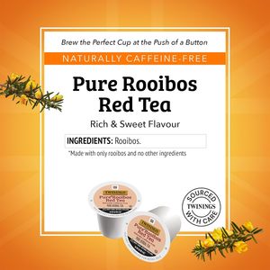 Twinings Pure Rooibos Té Rojo en Cápsulas K-Cup para Keurig, Paquete de 24 - Product Image 3