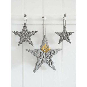 Juego de 2 adornos navideños de árbol dorado, caja blanca, decoración de Papá Noel, adornos de decoración Chruch para superventas - Product Image 5