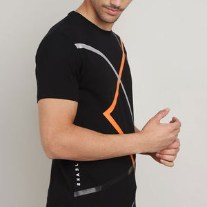 Nueva llegada Entrega rápida Precio con descuento Camiseta para hombre 2025 Cuello redondo Ropa de verano Camiseta Servicio OEM Personalizado - Product Image 4