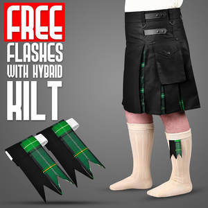 Kilt écossais traditionnel vert à plis, style hybride, pour hommes, Kilt 2026 - Product Image 2