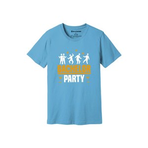 Camiseta 100% algodón personalizable, 12 opciones de color, estampado de temas de fiesta 3D, estilo informal, pesado GSM 160-180, tela que incluye logotipo - Product Image 3