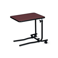 Table de lit MSMT à roulettes réglable, bureau mobile pour ordinateur portable, utilisation en milieu hospitalier, table d'appoint pour canapé, certifiée ISO13485, capacité de charge de 30 kg