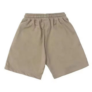 Vente en gros de shorts d'été en coton biologique avec logo sur mesure, respirants, séchage rapide, sports, course à pied, poches latérales cargo, shorts à cordon - Product Image 2